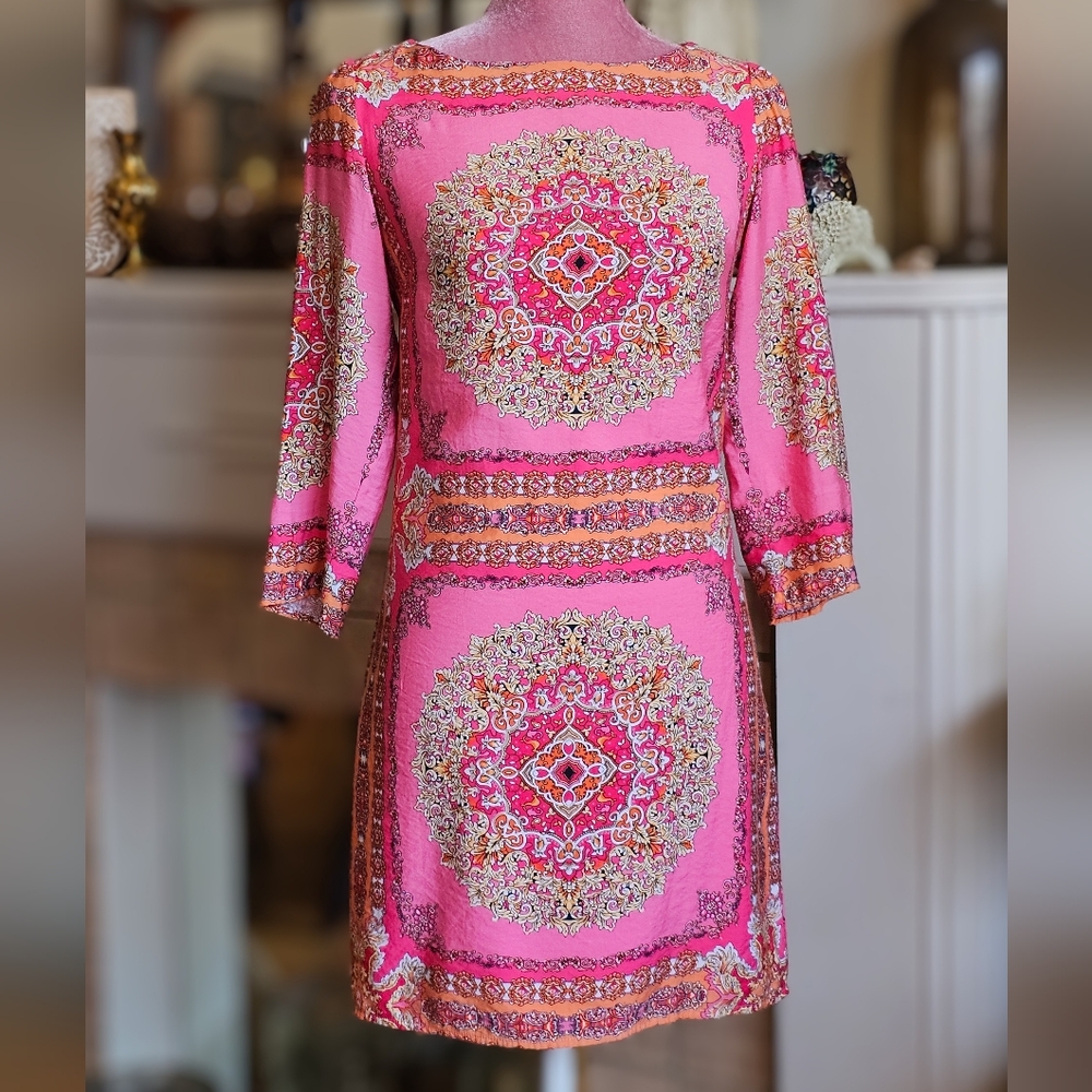 Laundry By Shelli Segal Boho Dress. Size 2.